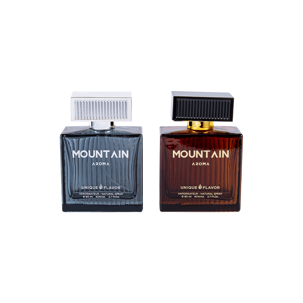 GC4311-WJ2092 ABS プラスチック ストライプ カバーが付いている 80 ML 縦ストライプ ガラス香水瓶