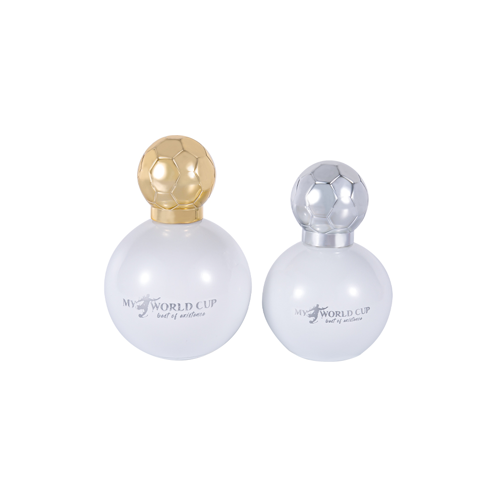 KY337-WJ2530 50ML フットボールガラス香水瓶フットボールキャップ付き