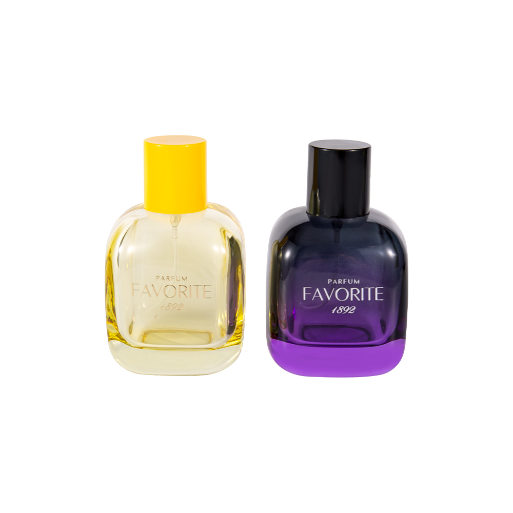 GC4870-WJ2531 100ML PP キャップ付き装飾ガラス香水瓶、マルチ容量シリーズ