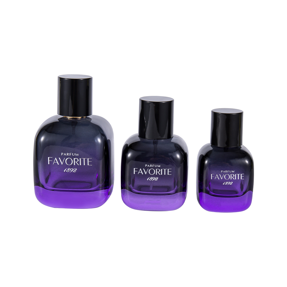 GC4868-WJ2445 30ML PPキャップ付き装飾ガラス香水瓶、マルチ容量シリーズ